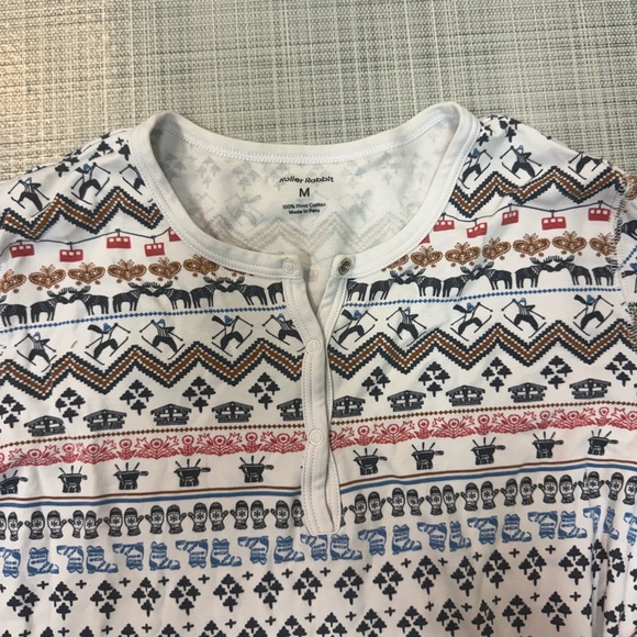 Roller Rabbit Pajamas M - Picture 3 of 6